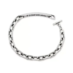 James Avery Artisan Jewelry Link Bracelets|Bracelets For Him-Armed with Strength Bracelet