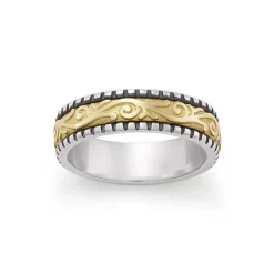 James Avery Artisan Jewelry Thumb Rings-Beaded Scrolled Wedding Ring