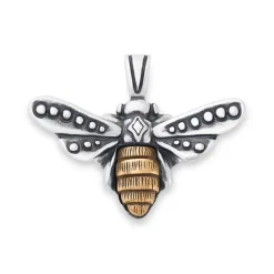 James Avery Artisan Jewelry Mixed Metal Pendants-Bee Pendant