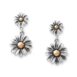 James Avery Artisan Jewelry Drop And Dangle Earrings-Blooming Daisies Dangle Earrings