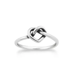 James Avery Artisan Jewelry Stackable Rings-Delicate Heart Knot Ring