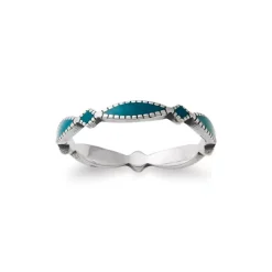 James Avery Artisan Jewelry Thumb Rings-Enamel Cordoba Stacker Ring