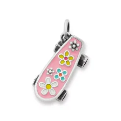 James Avery Artisan Jewelry Nature|Enamel-Enamel Floral Skateboard
