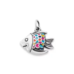 James Avery Artisan Jewelry Nature|Animals-Enamel Happy Fish Charm