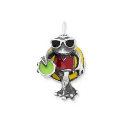 James Avery Artisan Jewelry Nature|Animals-Enamel Party Frog Charm