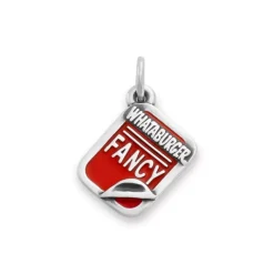 James Avery Artisan Jewelry Food And Drink|Enamel-Enamel "Whataburger Fancy" Ketchup Charm