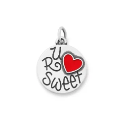 James Avery Artisan Jewelry Food And Drink|Hearts And Love-Enamel U R Sweet Lollipop Charm