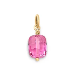James Avery Artisan Jewelry Gold Pendants-Faceted Gemstone Bead Pendant