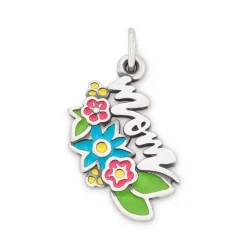 James Avery Artisan Jewelry Enamel|Family And Friends-Floral Enamel Mom Charm
