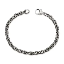 James Avery Artisan Jewelry Link Bracelets|Bracelets For Him-Forged Cable Link Bracelet
