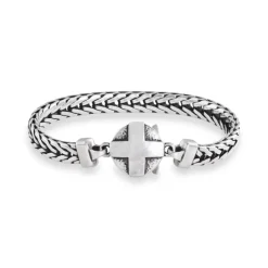James Avery Artisan Jewelry Link Bracelets|Bracelets For Him-Forged in Faith Link Bracelet