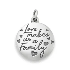James Avery Artisan Jewelry Family And Friends|Hearts And Love-Love Makes Us a Family Charm