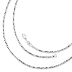 James Avery Artisan Jewelry Men's Necklaces And Chains-Medium Reverse Rope Chain