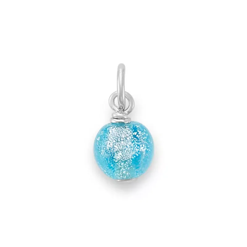 James Avery Artisan Jewelry Art Glass-Mini Art Glass Bead Charm