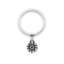 James Avery Artisan Jewelry Dangle Rings-Mini Sunflower Charm Dangle Ring