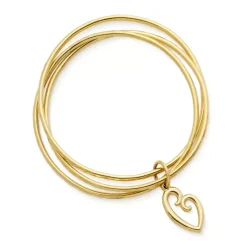 James Avery Artisan Jewelry 14k Gold Bracelets-Mother's Love Bangle Bracelet