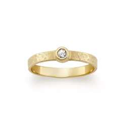 James Avery Artisan Jewelry Gemstone Rings-Petite Hammered Gemstone Ring
