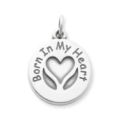 James Avery Artisan Jewelry Family And Friends-"Born In My Heart" Adoption Charm