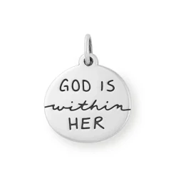 James Avery Artisan Jewelry Faith|Religious Charms-"God Is Within Her" Charm