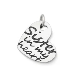 James Avery Artisan Jewelry Family And Friends|Hearts And Love-"Sister in My Heart" Charm