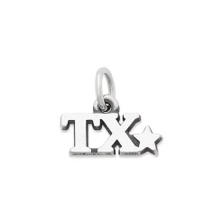 James Avery Artisan Jewelry Country And State-"TX" Charm