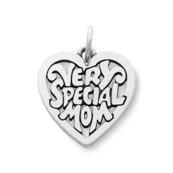 James Avery Artisan Jewelry Family And Friends-"Very Special Mom" Heart Charm