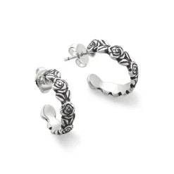 James Avery Artisan Jewelry Hoop Earrings-Rose Hoops