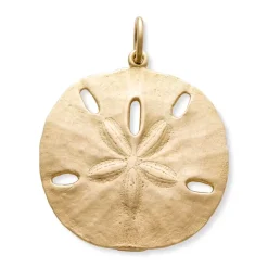 James Avery Artisan Jewelry Pendants|Gold Pendants-Sand Dollar Pendant