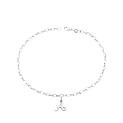 James Avery Artisan Jewelry Anklets|Bracelets For Child-Small Script Initial Anklet