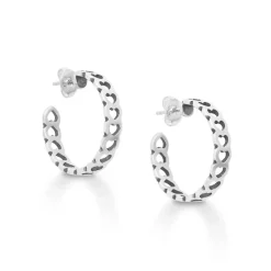 James Avery Artisan Jewelry Hoop Earrings-Tiny Hearts Hoops