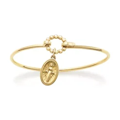 James Avery Artisan Jewelry 14k Gold Bracelets-Virgin Mary Hook-On Bracelet